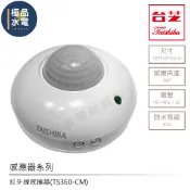 【極品水電】附發票 台芝 TS360-CM 紅外線吸頂式感應器 紅外線感應器360度自動感應器 人體感應 外接式感應器