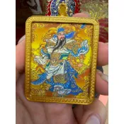 直播間同價-（已開光）-伽藍菩薩關聖帝君手繪唐卡辟邪鎮煞防小人暗算一物一拍