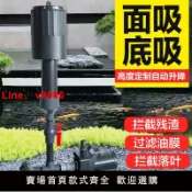 洋洋優品 【台灣公司 可開發票】錦鯉池面吸頭自動升降收集器攔截魚池水面垃圾除油膜撇渣過濾器