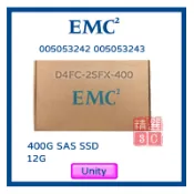 EMC 005053242 005053243 400GB SAS 2.5吋 SSD 12G伺服器用 Unity 盒裝