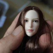 SUPER DUCK 1/6兵人散件 SDH021 女頭雕 美女頭雕 長直髮 B  