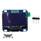 1.3吋 OLED液晶顯示模組 黑底白字 黑底藍字 I2C IIC 通信 128x64 1461 顏色隨機出貨