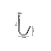 (店+)簡約五金掛鉤小掛鉤 附螺絲 J型勾 甲板鉤 掛勾 吊鉤 吊勾 工業風 衣帽勾