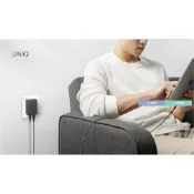磐石蘋果 UNIQ Votre Slim Duo壁掛式20W雙孔快充頭/UNIQ HydeAir無線快充帶支架螢幕行動電源