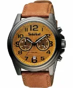 大高雄鐘錶城 Timberland 天柏嵐TBL.14518JSU/20 雙時區時尚腕錶/橘黃面46mm｜樂天領券現折★全館特惠中★指定刷卡回饋10%