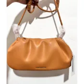 小ck CHARLES&KEITH雲朵包 焦糖色 全新正品 現貨