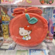 🌙＊全新現貨＊7-11 OPEN! Sanrio Hello Kitty 蘋果造型側背包 絨毛包 OPEN醬