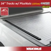 【露營趣】新店桃園 YAKIMA 1127 54“ Tracks w/ PlusNuts 軌道 137cm 車頂軌道 滑軌 裝載軌道 置物架 車頂架 皮卡 貨卡 貨斗 後斗 Ranger Amarok Tacoma