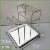 桃園出貨🍑304不锈钢厨房菜刀架置物架家用砧板架台面刀座二合一锅盖收纳架
