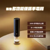 新款 小米 米家 多功能便攜手電筒 手電筒 照明燈 氣氛燈 戶外露營燈 強光 警示燈 呼吸燈 爆閃 防水防塵 ♾