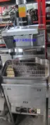 **福康冷凍餐飲設備** 中古 寶鼎Bao Ding18公升油炸機+煙罩+馬達整組