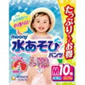 【DOKODEMO】unicharm Moony 水遊戲專用泳褲 女童用 M號