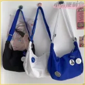 【小魚便利】ins學生餃子包百搭街頭潮流斜挎包日係文藝布包大容量單肩包X