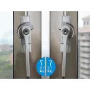 鋁門窗DIY 鋁門勾鎖 鋁窗勾鎖 零件專賣  門鉤附鎖 鋅鉤 鋁門鉤 窗門鎖 鋁窗把手《昇瑋五金》
