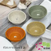 {收納籃} 8233#圓形籃 圓形收納籃 收納籃 塑膠籃 [33J1]