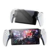 台灣現貨適用於 PS5 保護膜 PlayStation Portal 防指紋氣泡圓邊屏幕保護膜超薄鋼化玻璃