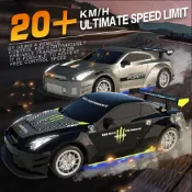 現貨1:24 2.4G 高速四驅遙控甩尾車 甩尾飄移車 遙控車 仿真飄移車 GTR款