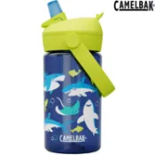 台北山水戶外用品專門店 CAMELBAK 400ml Flip Straw 兒童吸管運動水瓶RENEW 鯊魚樂園 CB2860403041