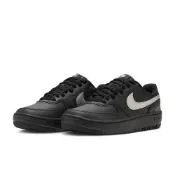W Nike Gamma Force 黑底銀勾 復古 厚底 皮革 休閒鞋 女鞋 HQ1674-001