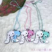 💖推薦💖暴力熊Gloomy bear血粉熊項鏈好朋友項鏈範用兔暴力熊雙頭項鏈