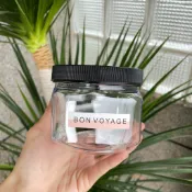 【快速出貨】台灣製PET 400ml 方形透明塑膠罐 泡菜罐/餅乾罐/甜點罐/醬菜罐/腰果罐-FFFF36