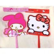 ❤️Sanrio三麗鷗凱蒂貓Hello Kitty/美樂蒂/造型雙面涼扇/扇子