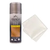 【DASCO 伯爵】4011皮革亮光噴劑 附超細纖維布(光澤兼滋養 nappa植鞣革)