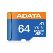 【松果購物】威剛 Premier microSDHC 64GB UHS-I A1 記憶卡 手機/行車紀錄器用 GJ19103