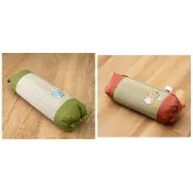 日本製 龍貓刺繡抱枕 圓柱形龍貓 藺草 燈心草 編織 涼感枕頭 天然透氣 舒眠枕