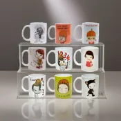 （盡顯品味的單品）奈良美智 西班牙🇪🇸+英國🇬🇧+日本🇯🇵 展期限定 潮酷馬克杯加同款杯墊組