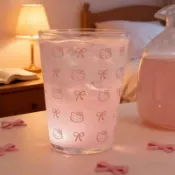 🔥台灣出貨☜新店優惠🔥hellokitty玻璃杯子ins高顏值可愛卡通耐高溫2026新款漱口杯透明