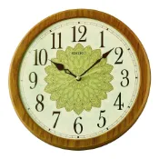 附發票 實體店面 29.5公分【時間光廊】SEIKO 日本精工 木質外殼/鋁面板 滑動式秒針 靜音掛鐘 QXA857B
