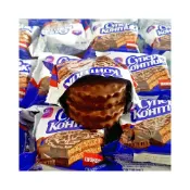 (店+)俄羅斯 KONTI康吉 巧克力三明治 夾心餅乾 巧克力味 一包兩片