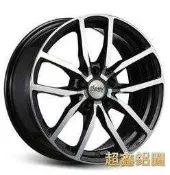 超鑫鋁圈 Advanti 雅泛迪 ADV-42 17吋 5孔114 5孔100 5孔108 黑底車亮面