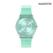 Swatch PASTELICIOUS TEAL 超薄手錶/男錶/女錶/瑞士製造 SS08L100 (34mm)