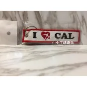 ~小小牛瑪奇朵~CAL中華航空CHINA AIRLINES 華航I ❤️CAL金屬飛機飄帶鑰匙圈