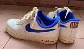 極新💥正品NIKE 耐吉Wmns Air Force 女鞋白 藍 紅 Command Force 奶油底24 / 38