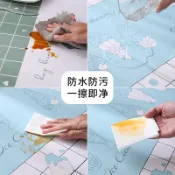 協貿國際日用品生活館 北歐風餐桌布防水防油免洗pvc網紅桌布書桌學生茶幾桌墊布藝寫字