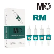 MO 紋身針一件式針 20支裝 RM(Curved Magnum) 紋身一體針 帶手指壁架保護軟膜 紋身器材