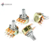 WH148單聯雙聯電位器15MM B1K 2K 5K 10K 20K 50K 100K 1M 102 103 104