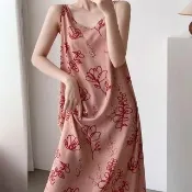【K.W.】韓國空運輕棉麻媚誘女神高品質免穿搭洋裝(小香風/輕量涼感/洋裝/休閒/日系/通勤/渡假)