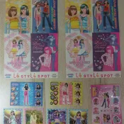 SEGA絕版遊戲機台-日本製時尚魔女love and berry正版貼紙