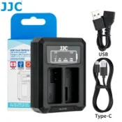 JJC LC-E8E USB充電器佳能LP-E8電池專用 Canon EOS 700D 650D 600D 550D等相