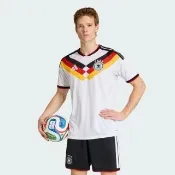 【adidas 愛迪達】Dfb H Jsy 男 足球衣 世界盃 德國 主場復刻球衣 白 紅黑(KD8363)