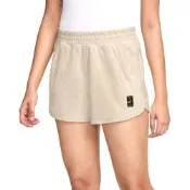Nike As W Nkct Heritage Flc Mr Shrt 短褲 女款 卡其色 中腰 FQ2283-104