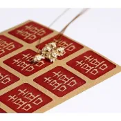 現貨 喜字貼 囍字封口貼紙 方形 囍字貼 果醬貼 封口貼 手工皂 喜字貼 復古 牛皮紙