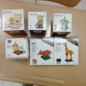 精細動作訓練 微型積木 積木 小積木 立體積木 立體拼圖 玩具 一個69 雷神索爾 三眼怪 狐狸 長頸鹿 拉拉熊 小小兵