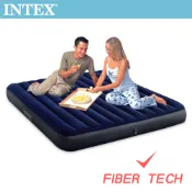 【全聯線上購】【INTEX】經典雙人特大_新款FIBER TECH_充氣床墊-寬183cm(64755)