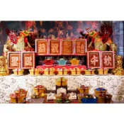 (店+)【老食說】拜拜祝壽 中尺寸單字 蜂蜜蛋糕8入(關聖帝君)