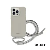 INJOY｜iPhone 17/16/15/14/SE3 可拆式 Urban Basic 冰河灰 背繩防摔手機殼